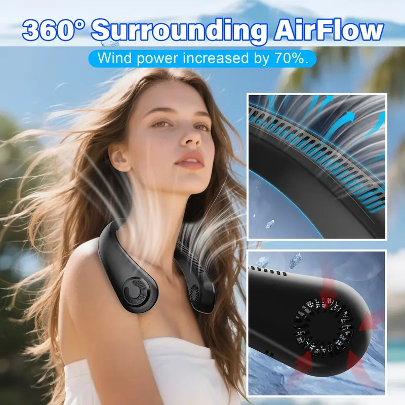 alt="Viral Temu Neck Fan for summer"